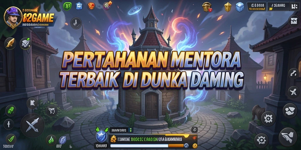 Screenshot gameplay Tower Defense yang mendebarkan dan strategis.