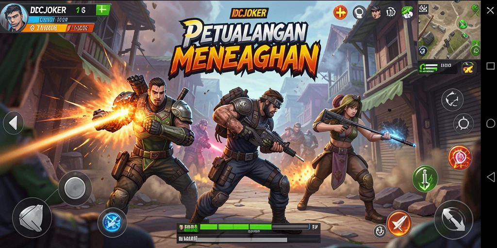 Tangkapan layar gameplay IDCJOKER yang mendebarkan dan penuh aksi.
