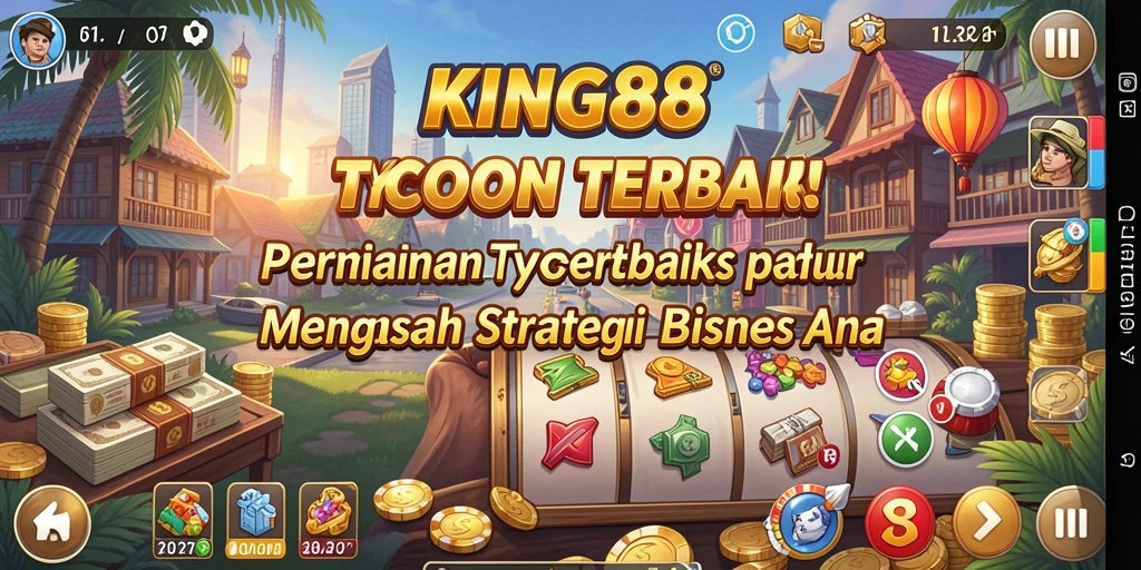 Tangkapan layar dari gameplay KING88 yang menunjukkan strategi bisnis yang menarik.