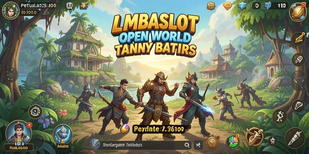 Gameplay seru di dunia terbuka LMBASLOT yang menakjubkan.