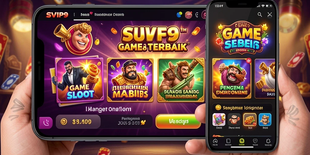 Tangkapan layar gameplay SVIP9 menunjukkan keseruan bermain slot dengan grafik menarik.